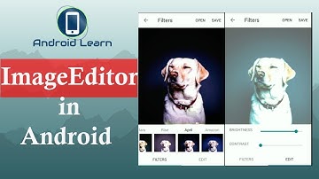 How to make photo editor app in android studio
