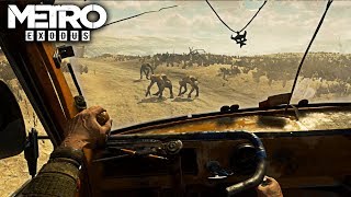 METRO EXODUS - Artyom Drives a Car for the First Time (Road Kills)