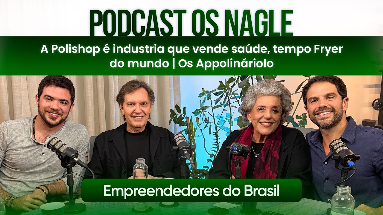 Capa do episódio: Ele fez o Brasil virar o maior mercado de Air Fryer do mundo | Os Appolinário