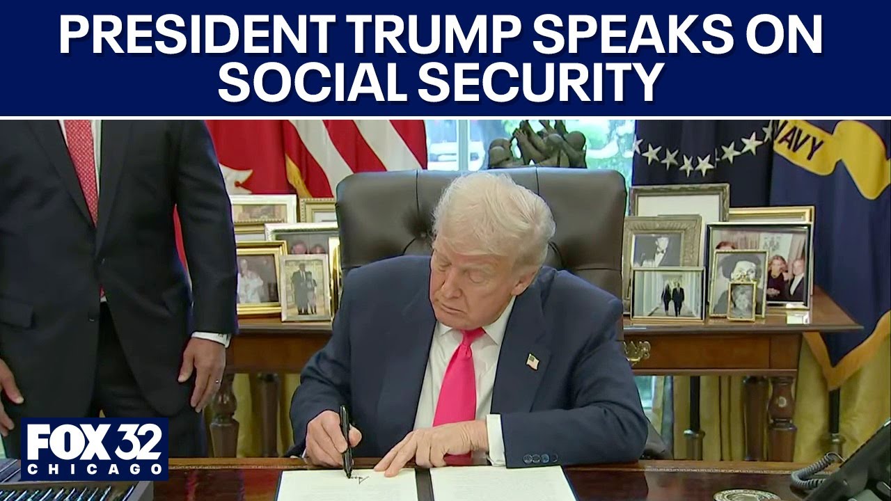 FULL: Trump speaks on Social Security from Oval Office