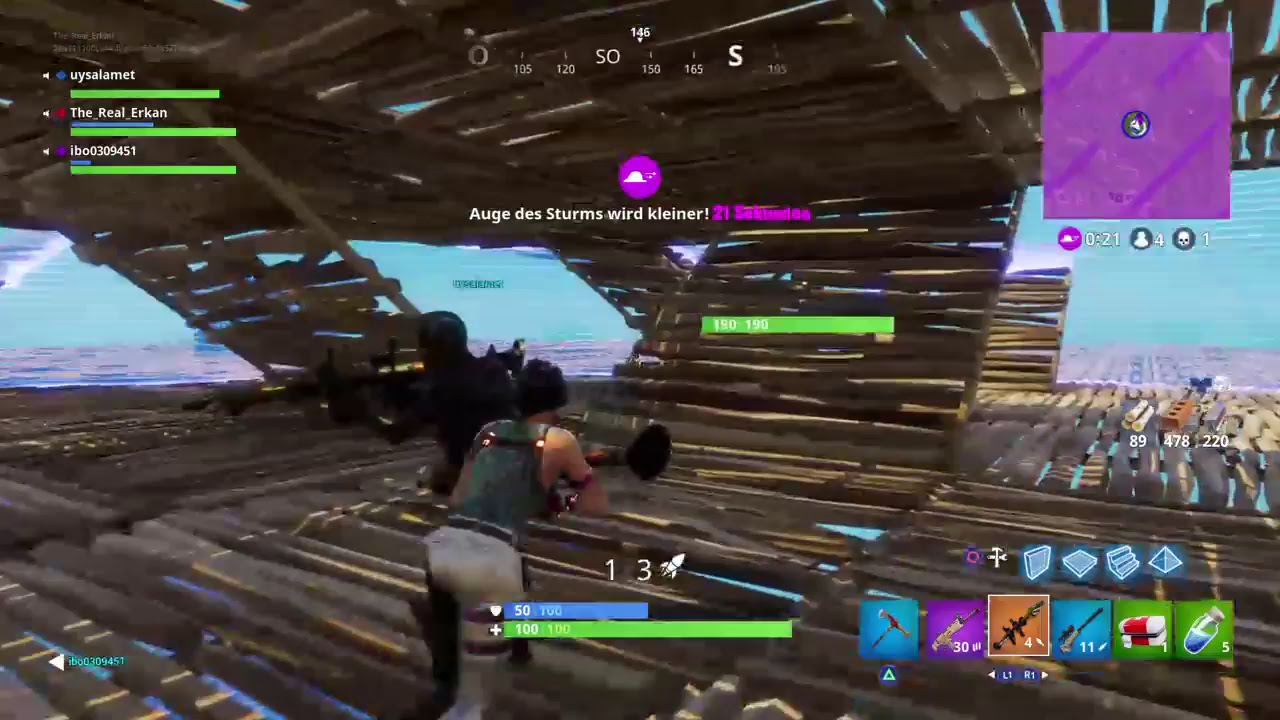 Fortnite Battle Royale kleinste Zone der Welt (The_Real_Erkan