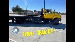 I BROUGHT A FLAT BED TOW TRUCK!