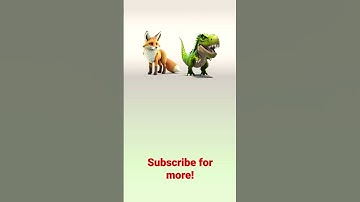 Fox + T-rex Animash part 2 #shorts #games #animash