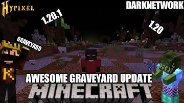 AWESOME UPDATE OF THE GRAVEYARD OF DARKNETWORK #wenpixel #satnetwork #craftersmc #stnetwork