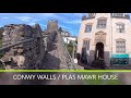 Conwy Town Walls and a visit to Plas Mar House Wales Cadw