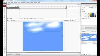 How to create cloud animation in flash by Nikhil Nangude