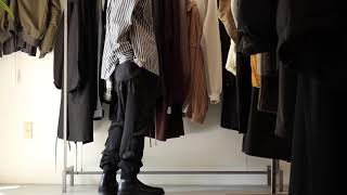 A.F ARTEFACT / ミリタリーサルエルパンツ[KNIT COMBI MILITARY SAROUEL PANTS / ag-2012/TYPE B]