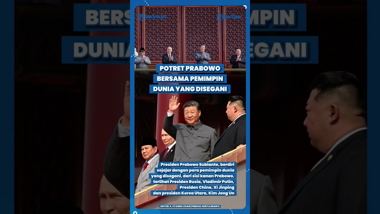 POTRET PRESIDEN PRABOWO, BERDAMPINGAN PARA PEMIMPIN DUNIA YANG DISEGANI