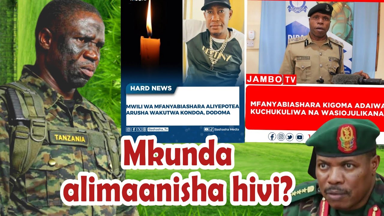 Kutekwa kwa wafanyabiashara Arusha na Kigoma na kuua kikatili kwa Banzoo, Mbarikiwa amkabili Mgunda