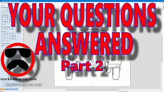 Bitmap Trace Noise Filter, Plus Inside Last Pass - Part 2 - I Answer Your Vectric Questions