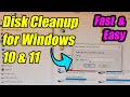 Free Up MASSIVE Storage! Disk Cleanup for Windows 10 &amp; 11 (Fast &amp; Easy!)