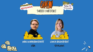 GAMEDEV CONFERENCE: Greetings and Industry Overview in Lithuania and Vilnius