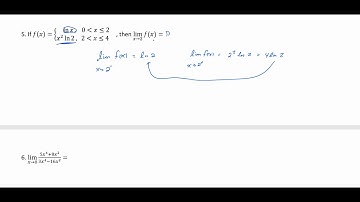 Unit 1 Limits Test Review Multiple Choice
