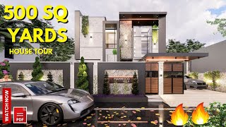 500 Sq. Yards Luxury | 50x90 House plan 3D | 5bhk | DOUBLE HEIGHT DUPLEX | 15x27 Meters || DV Studio