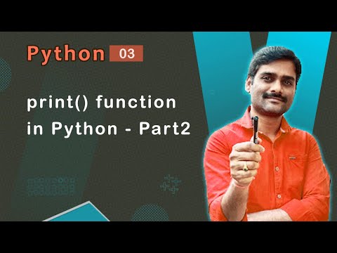 print() function in Python Part2 - Python Tutorial 03 🚀