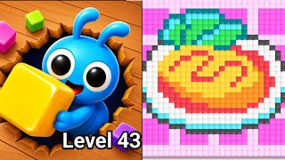 Food Hunts: pixel puzzle level 43 Walkthrough Solution 