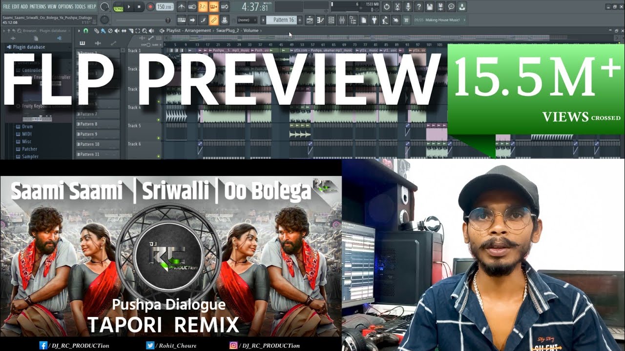 FLP Preview  Saami Saami  Sriwalli  Oo Bolega  Tapori mix  Dj RC PRODUCTion