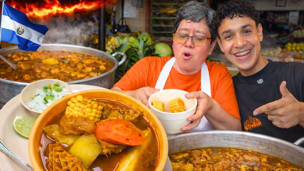 Todos quieren probar esta Sopa en El Salvador 😱 se acaba rápido 😳