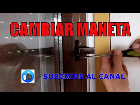 CAMBIA la MANETA de una "VENTANA DE MADERA" por otra con 🔐🔐 CERRADURA :)