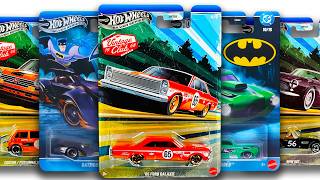 Showcase - Hot Wheels Vintage Club, Batman Mix 2, Car Culture Power Trips, Pop Culture & Mail - In.