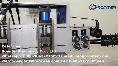 Automatic Paint Roller Frame Handle Bending Making Machine