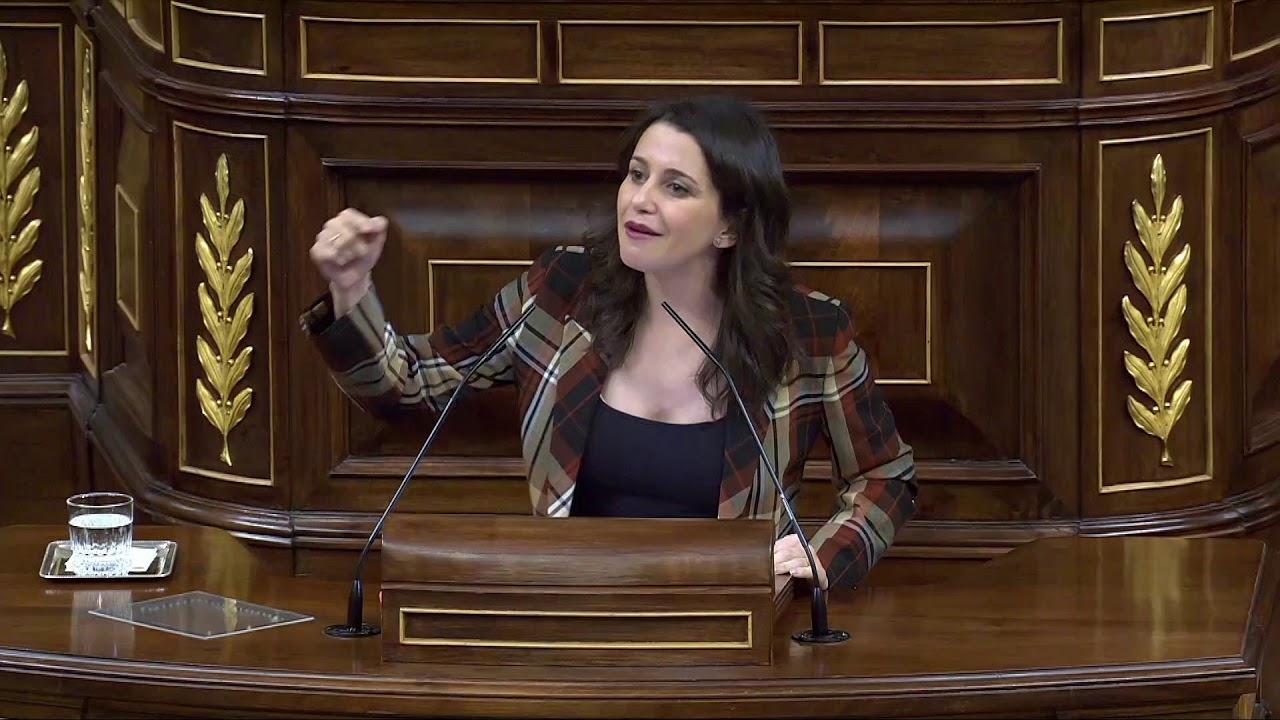 Inés Arrimadas /Debate de Investidura/ 4 de enero de 2020