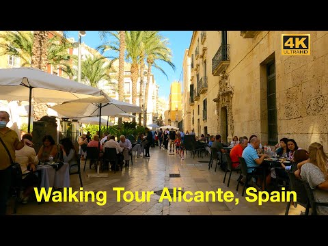 Walking Tour Alicante Spain In 4K 