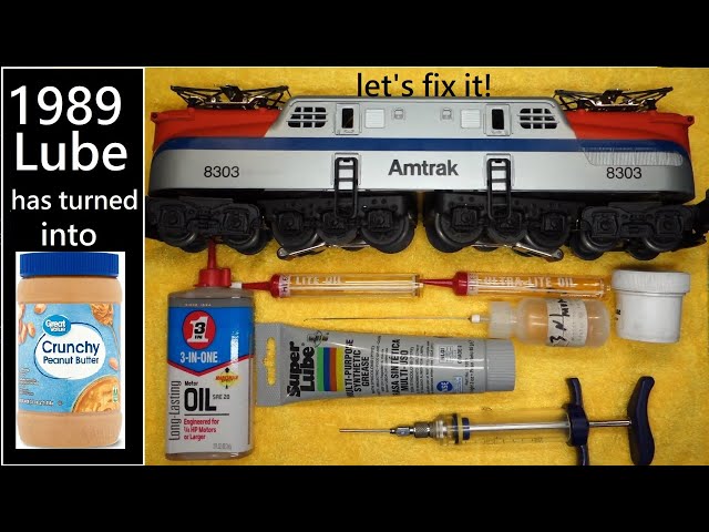 Sluggish Lionel GG1 NOS from 1989 - old lube is to blame -let's fix it! -  YouTube