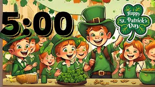 5 Minute St. Patrick’s Day Timer with No Music - Five Min St. Paddys Timer