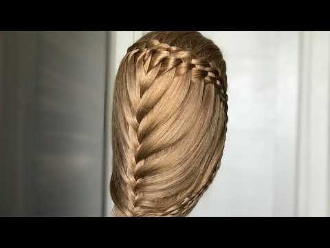 Günlük Saç Örgüler (model-30) şelale saç örgüsü ile farklı kullanımlar