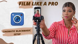 How to - Film yourself like a pro | Black-magic camera app set-up  screenshot 5