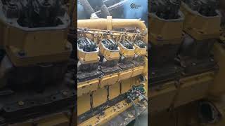 Caterpillar 3512 Diesel Engine Test Run #engineRebuild #caterpillarEngine