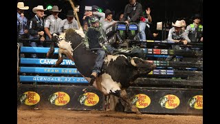 Rafael dos Santos Keeps Team Hope Alive with an 89.25-Point Ride on Taylor's Cowtown Throwdown