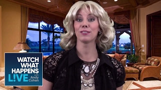 Famous Comedian Amy Phillips Impersonates Lea Black Giving Party Tips | WWHL Wealth