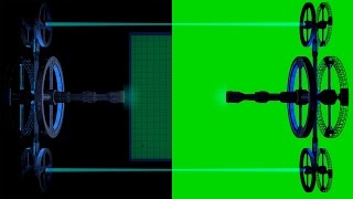 4K Free Sci-Fi Monitor Green Screen Source