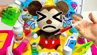 Toy Asmr 8 Minutes Satisfying With Unboxing Help Mickey Mouse Doctor Toys & Ambulance Asmr