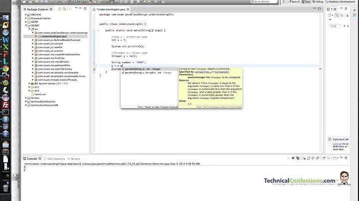 Java 7 OCPJP: Difference Between int and Integer (Extra)