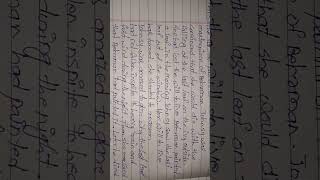 What is Behrman 's masterpiece? what makes sure say so?