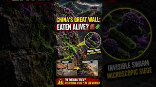 Scientists Just Discovered What's Destroying The Great Wall! ⚠️🦠 #Shorts #Facts