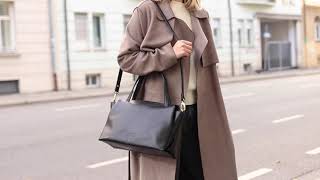 Handtasche Atlanta Glattleder Black Von Sid & Vain Mybagfactory