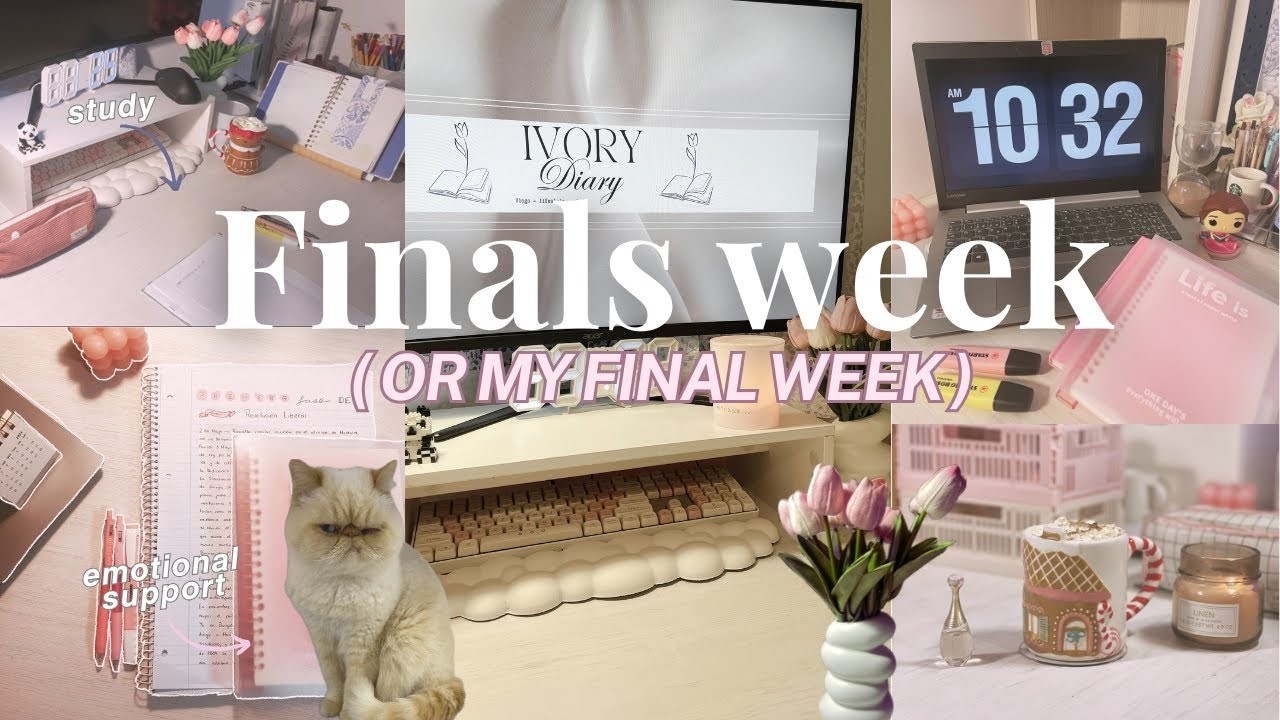 DOUBLE DEGREE FINALS STUDY WITH ME | Real-time studying, staying motivated 🎧📚