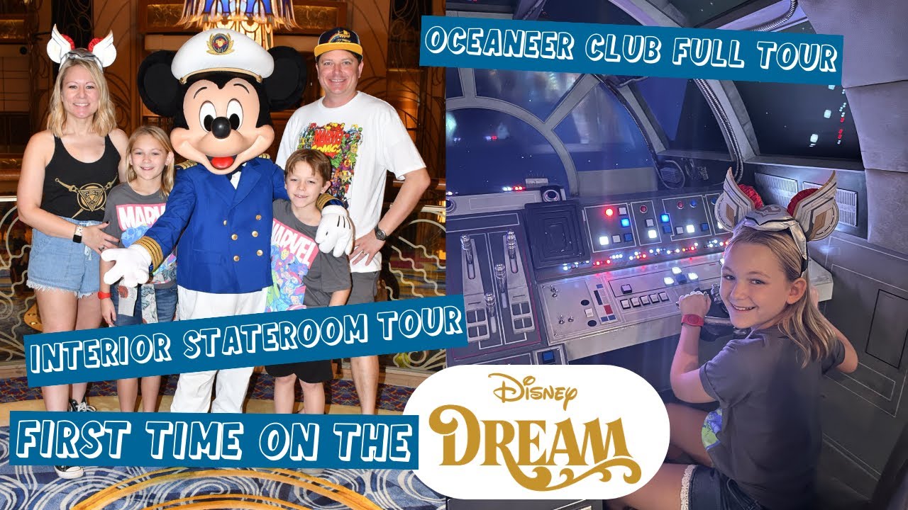 OUR FIRST CRUISE on Disney Dream MARVEL DAY AT SEA I Oceaneer Club, Inside Room Tour, Embarkation