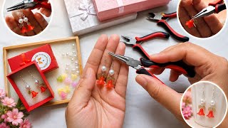 How to Make Beautiful Flower Earrings at Home . Step-by-Step Flower Earrings Design 2026 
