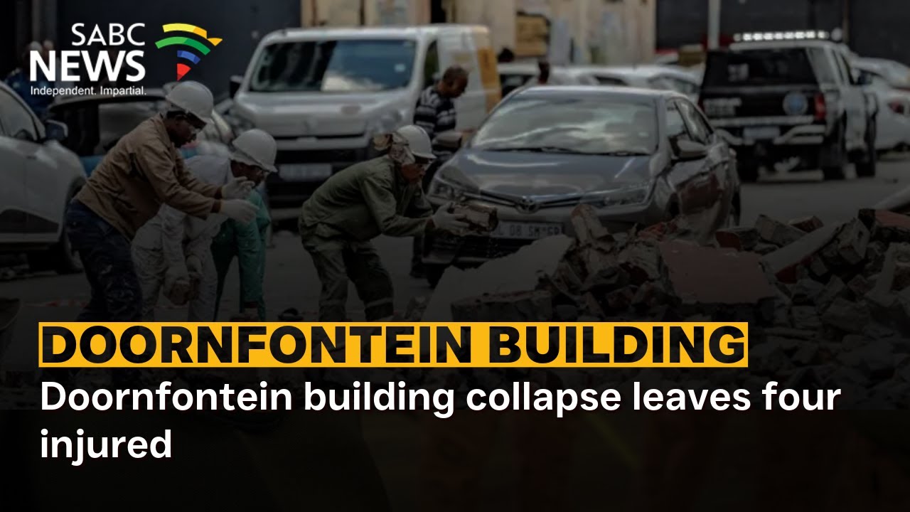 Doornfontein building collapse leaves four injured