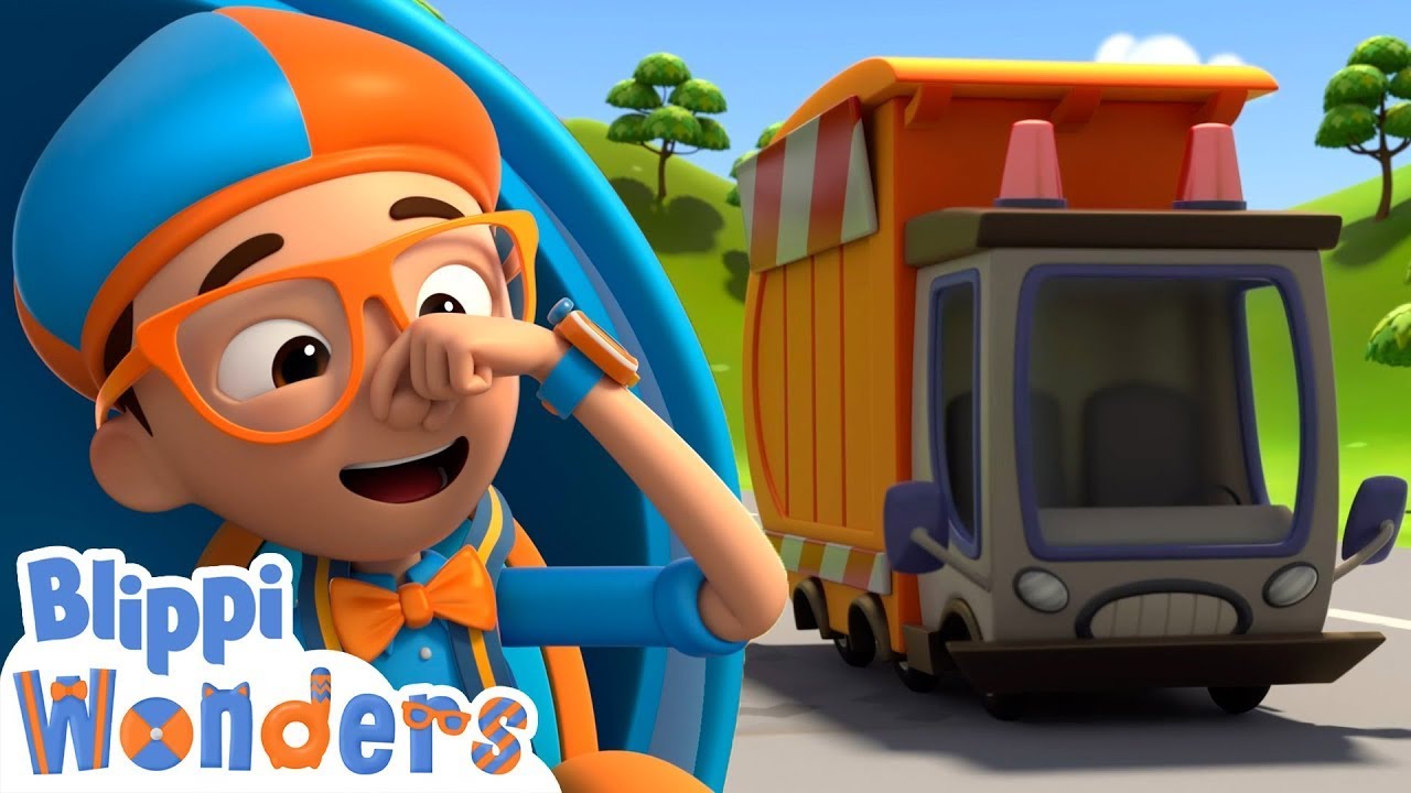 Garbage Truck Blippi Wonders Educational Cartoons for Kids YouTube