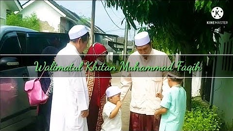Walimatul Khitan Ananda Muhammad Faqih. 20-06-2021.