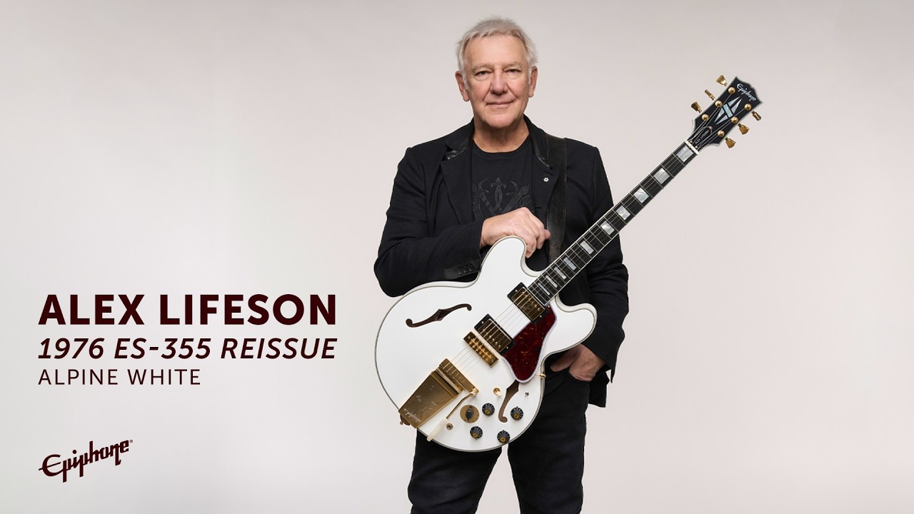 Introducing the Epiphone Alex Lifeson 1976 ES-355 Reissue