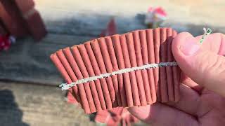 Lighting a whole brick of lady fingers