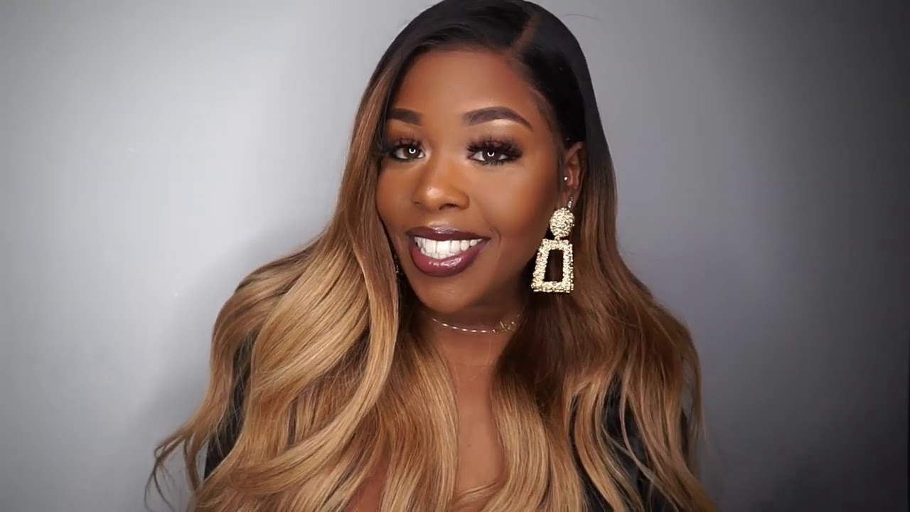 Perfect Ombre Blonde 360 Lace Wig Hair Review Spring SLAY! Chinalacewig