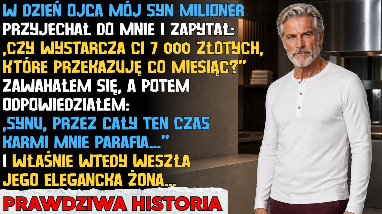 „Papa, ich überweise dir doch jeden Monat 7000 Złoty.“ Mein Sohn stand am Vatertag vor meinem fast leeren Kühlschrank und zeigte mir zwölf Überweisungen auf das Konto seiner Frau. Ich hatte sechs...
